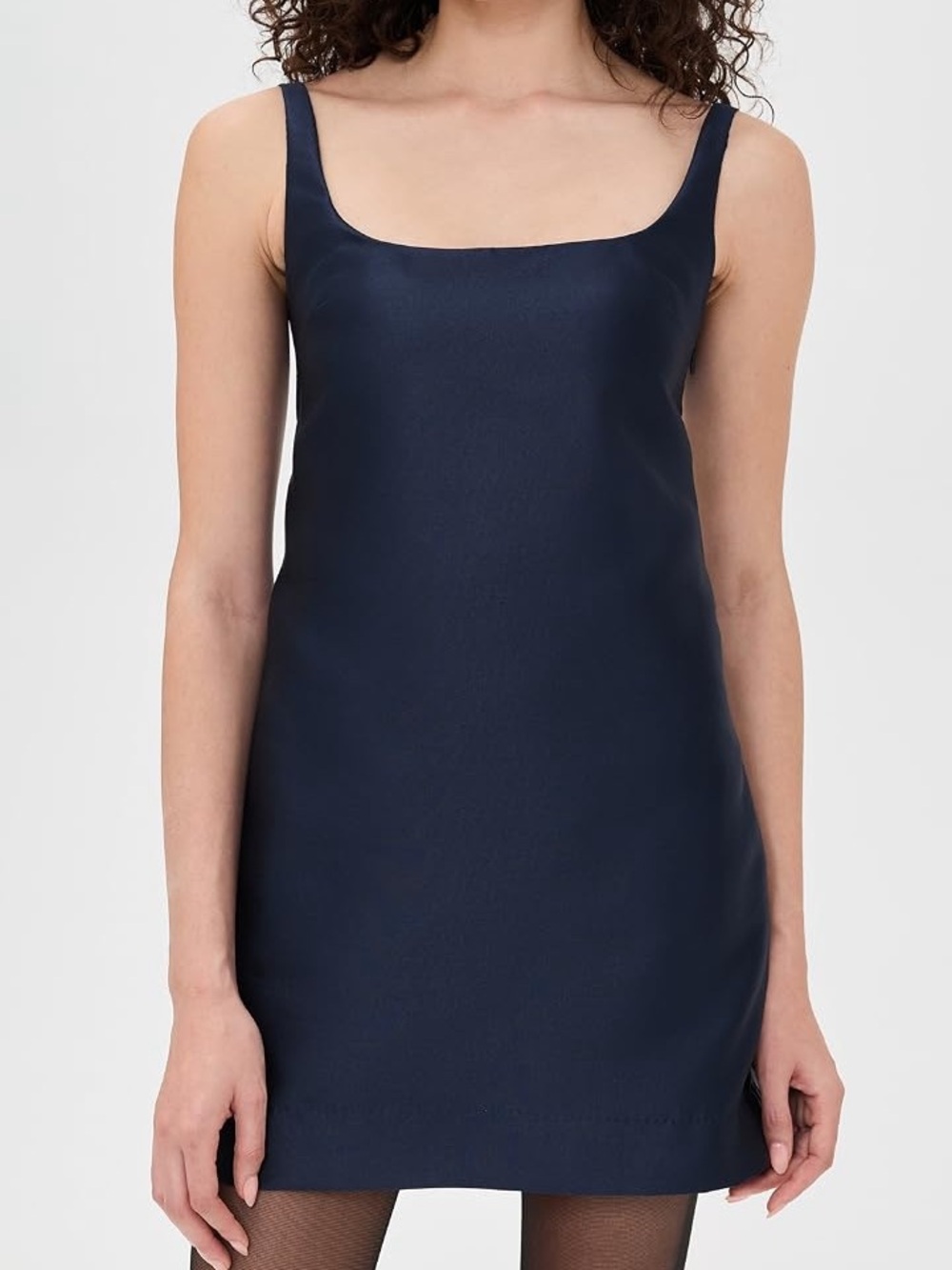 Reformation Elinda dress Navy Square-Neck NWT Shopbop holiday party chic